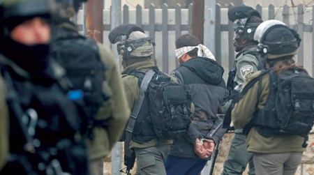 At least 18 Palestinians detained by Israel in the occupied territories