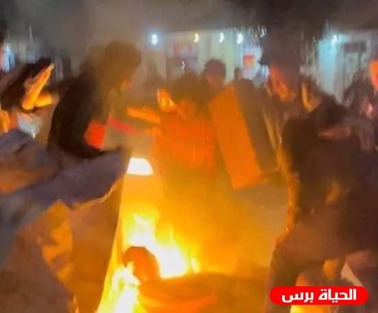 إصابة شاب بعد قيامه بحرق نفسه في منطقة النصر