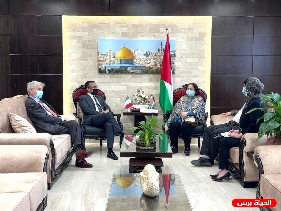 الكيلة تبحث مع القنصل الإيطالي العام سبل تعزيز التعاون