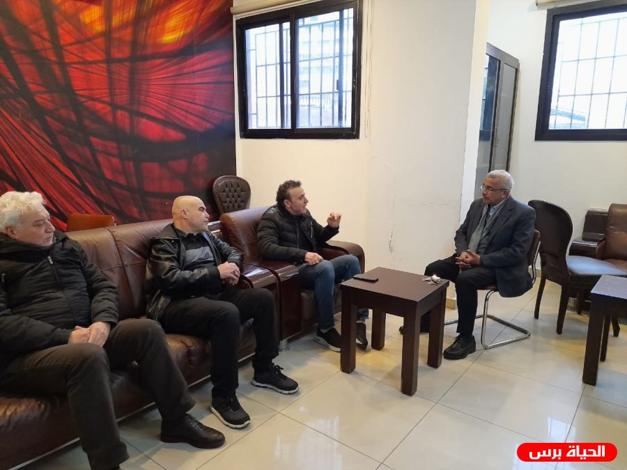 مؤسسة أبناء المخيمات تلتقي النائب اسامة سعد