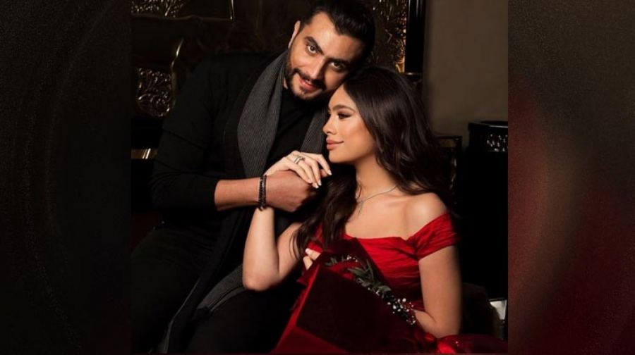 انتفاخ بطن هاجر احمد يشغل محبيها