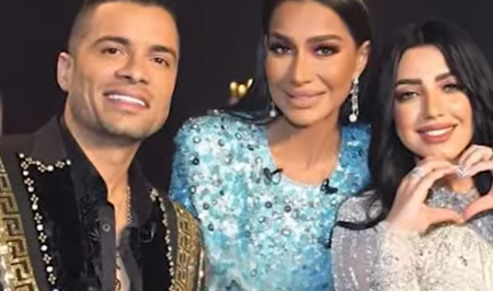 الزوجة السرية تثير الخلاف بين حسن شاكوش وزوجته ريم على الهواء 