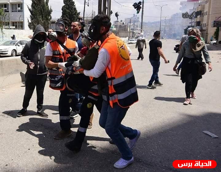 مواجهات مع الاحتلال عند حاجز قلنديا عقب تشييع الشهيد دار عدوان 