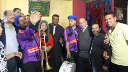 انهي الفنان مصطفي مرزوق والفنان مصطفي بكري من تصوير مسلسل جيران اخر جنان