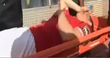 شاهد اصابة سعد سمير في مباراة الاهلي المصري وصن دوانز