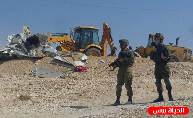 الاحتلال يستولي على عشرات الدونمات لتوسيع الشارع الالتفافي شمال الخليل