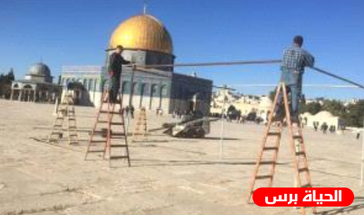 الاستعدادات لشهر رمضان تبدأ في المسجد الأقصى