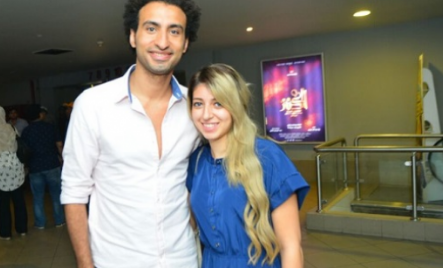 ندى محمود زوجة علي ربيع تهاجمه وهو يستفزها