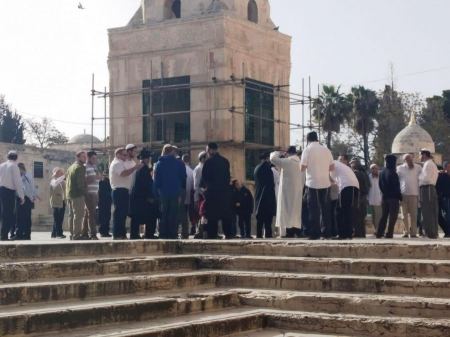 276 colons prennent d’assaut la mosquée d’Al-Aqsa