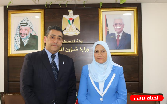 وزيرة شؤون المرأة تبحث آليات التعاون مع وزارة الخارجية