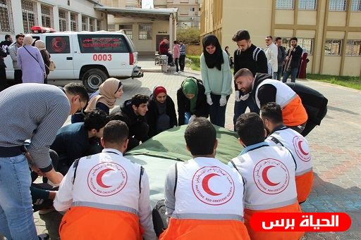 فتح وهيئة مقاومة الجدار تنصبان خيما لفرق الطوارئ في عزون عتمة