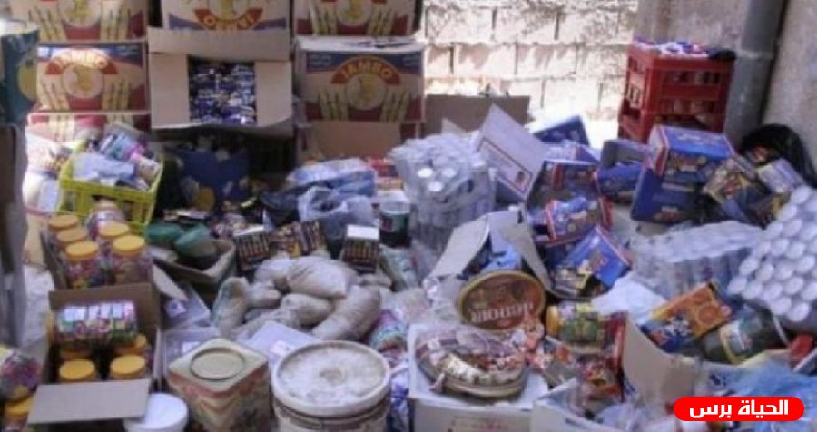 ضبط مواد غذائية فاسدة في محافظة نابلس