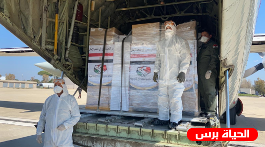 مصر تدعم إيطاليا بطائرتين محملتين بالمساعدات الطبية