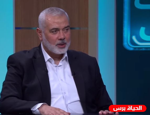 هنية: قدمنا مقترحاً لإنجاز صفقة أسرى جديدة