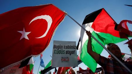 Turkey blames Israel for delay of Palestinian elections