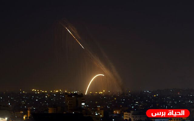  المقاومة تطلق صاروخ بتجاه غلاف غزة