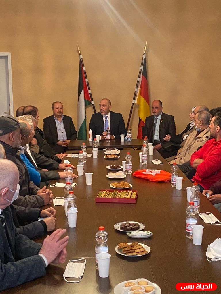 تجمع الشتات الفلسطيني أوروبا في لقاء موسع مع السفير الفلسطيني في ألمانيا 