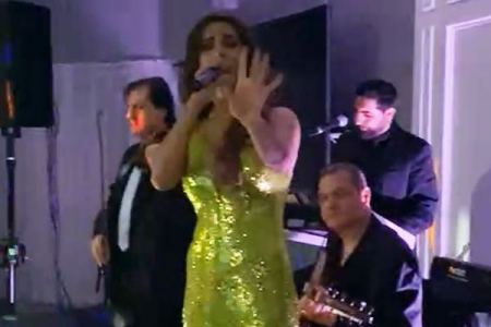 اطلالة ساحرة وجذابة للنجمة ورود في حفل عيد الفصح بمدينة لوس أنجلوس