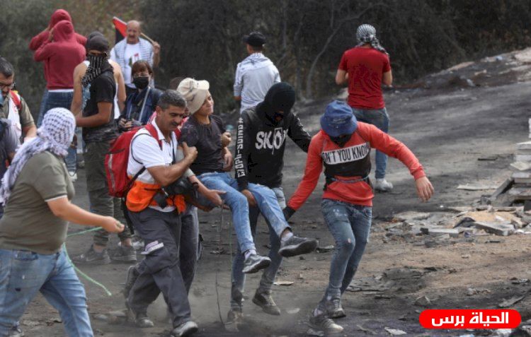 اصابة مواطنين خلال مواجهات مع الاحتلال في بلدة بيتا