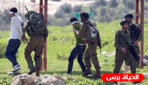 الاحتلال يعتقل عشرة مواطنين من الضفة