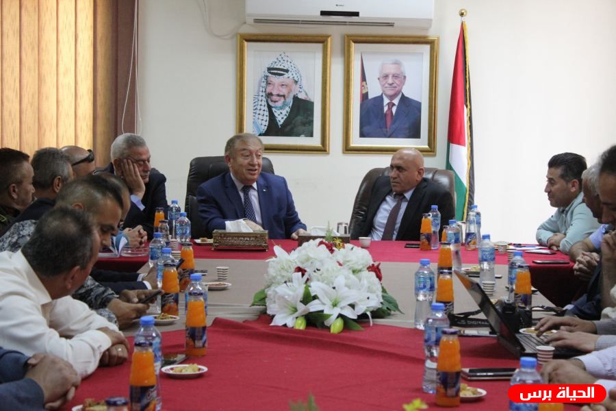 محافظ جنين يبحث مع الوزير العسيلي انجاز مشروع المنطقة الصناعية الحدودية