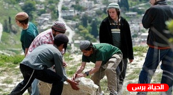 مستوطنون يعتدون على مركبات المواطنين في حوارة