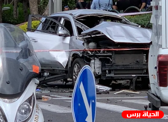 فيديو يرصد انفجار سيارة ملغمة وسط حيفا