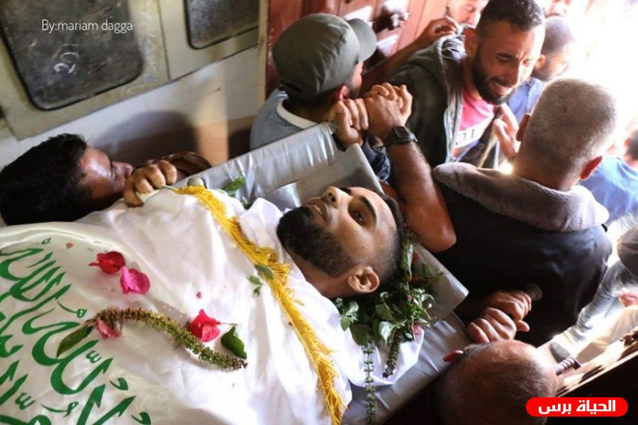 رفح: تشييع جثمان الشهيد عبد الله عبد العال