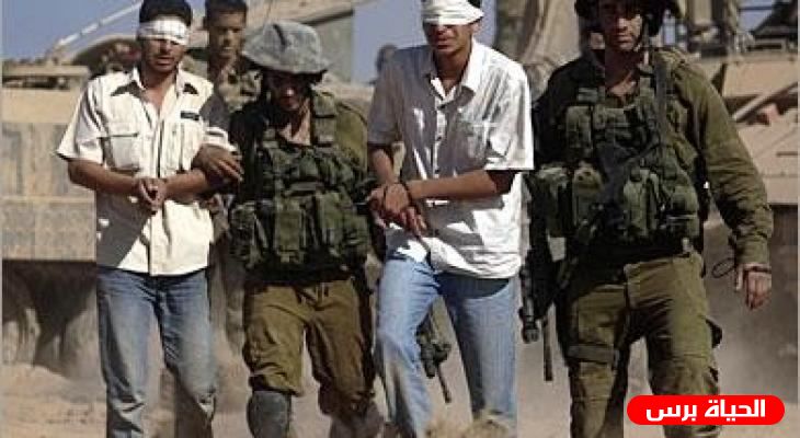الاحتلال يعتقل مواطنين أحدهما طفل جنوب نابلس