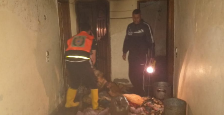 اندلاع حريق بمنزل في المغراقة وسط قطاع غزة