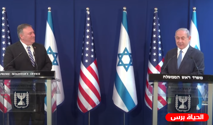 بومبيو يعزي نتنياهو بمقتل جندي إسرائيلي ويتجاهل الطفل الفلسطيني