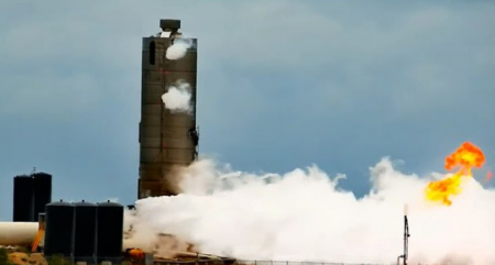 احتراق النموذج الرابع لـ SpaceX قبل رحلته للمريخ