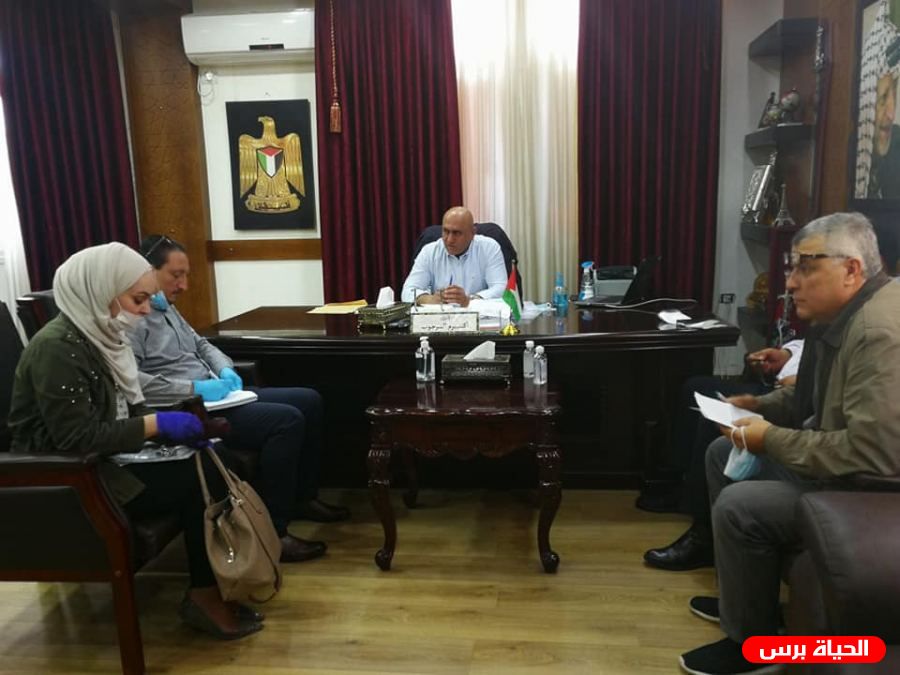 الرجوب يطلع وفدا من مكتب الأمم المتحدة على احتياجات المحافظة