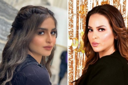 شاهد كيف هنأت منى السابر إبنتها حلا الترك بعيد ميلادها