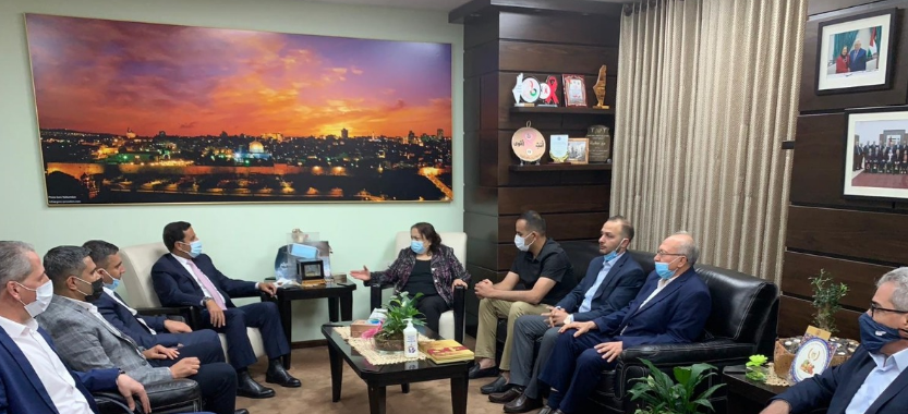 وزيرة الصحة: استلمنا مساعدات طبية من المملكة الأردنية بإيعاز من الملك عبد الله الثاني