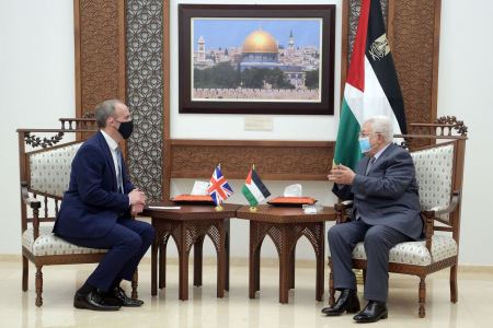 President Abbas affirms importance of immediate commencement of a political process under supervision of International Quartet