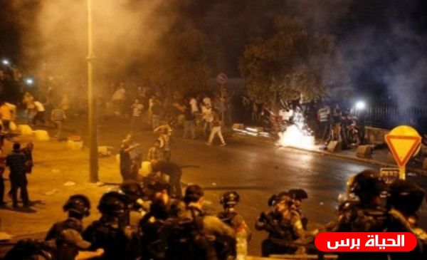 عشرات حالات الاختناق خلال مواجهات مع الاحتلال في العيسوية