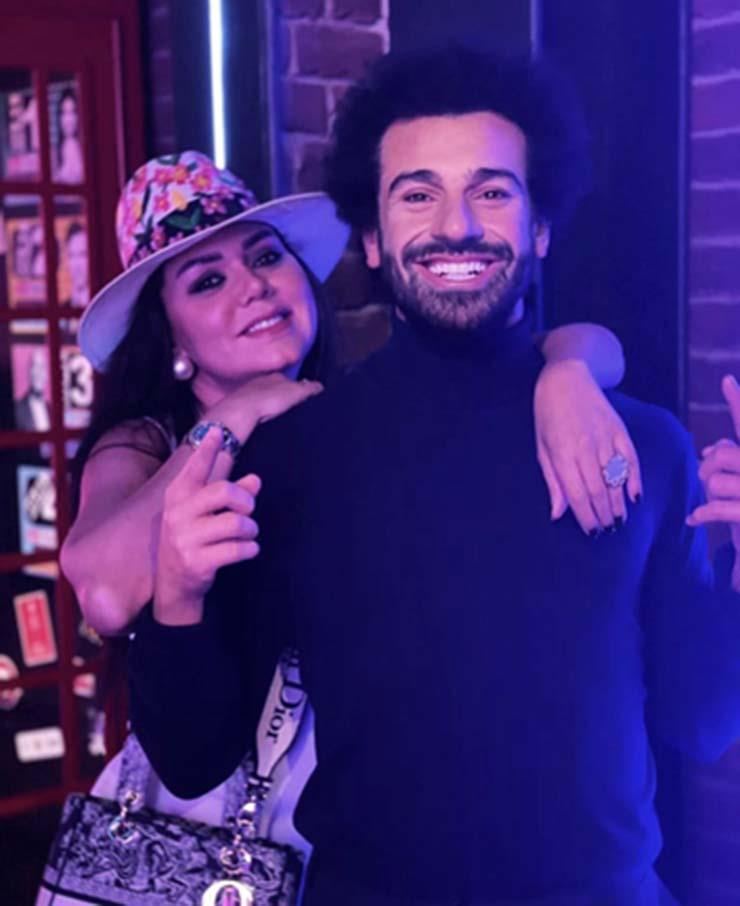 رانيا يوسف تثير الجدل بصورها مع محمد صلاح 