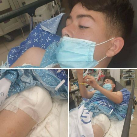 الاحتلال يقرر الإفراج عن الطفل المصاب خالد سمحان من رأس كركر