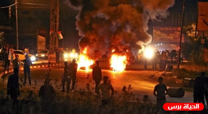 اصابة الشاب عبد الله ابو سباع خلال مواجهات مع الاحتلال في خرسا