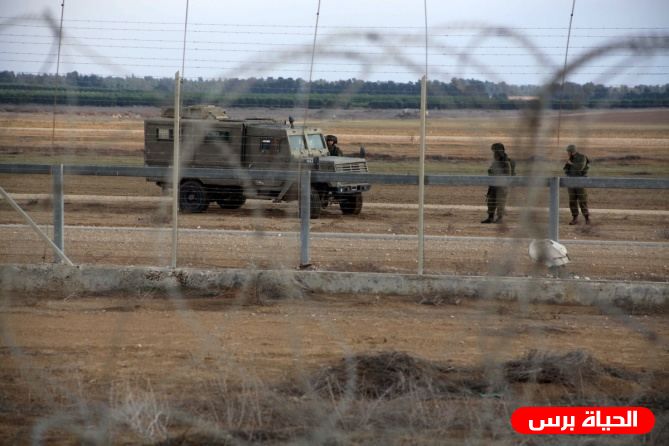الاحتلال يستهدف الأراضي الزراعية شرق خانيونس