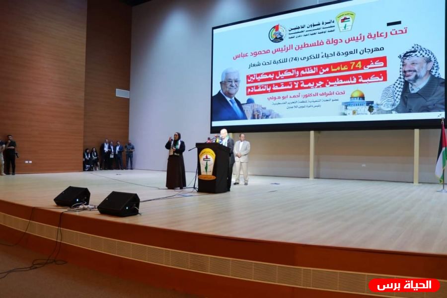 ابو هولي: التاريخ لن يعود إلى الوراء والاحتلال الإسرائيلي إلى زوال وعودة اللاجئين الى ديارهم حتمية  