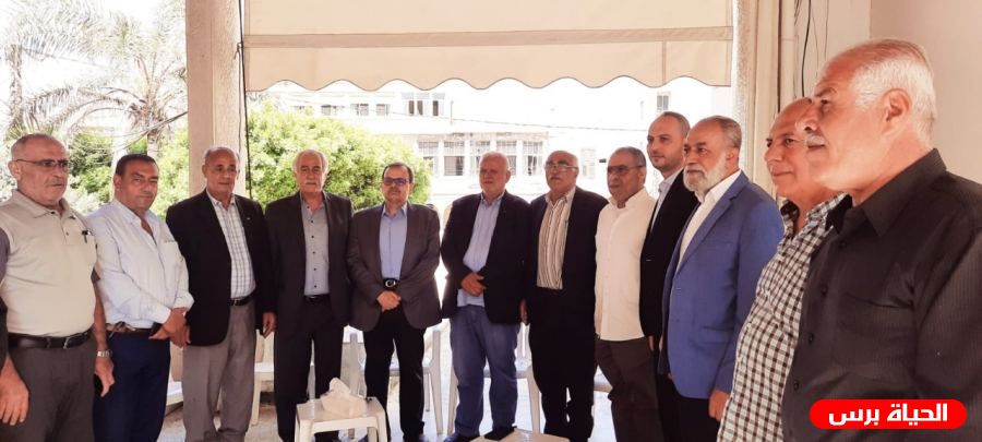 أبو العردات ووفد من فصائل منظمة التحرير الفلسطينية وحركة فتح يهنئون نائبي صيدا