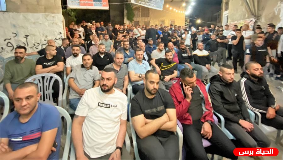 جنين : مهرجان تأبيني حاشد للشهيدين السعدي وأبو عطية
