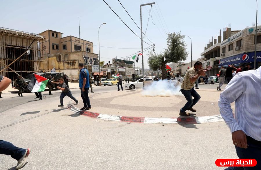 28 إصابة برصاص الاحتلال في نقاط تماس بمحافظة نابلس