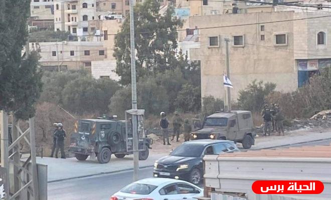إصابة جندي اسرائيلي جراء عملية دهس في حوارة