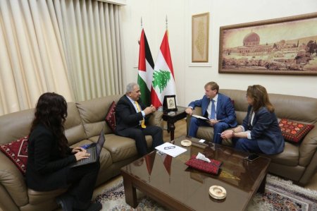 السفير الاسعد يستقبل كبير المستشارين في المركز النروجي لتسوية النزاعات