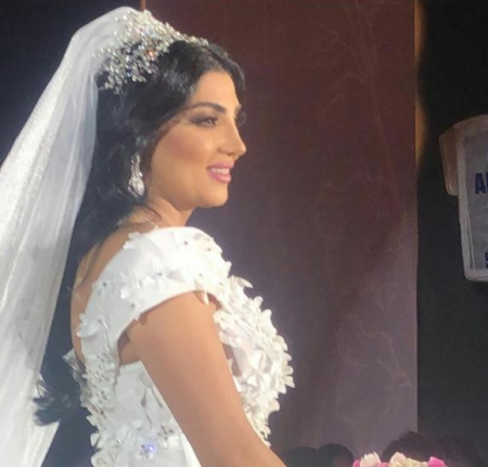 شهد ياسين بالفستان الأبيض للمرة الثانية