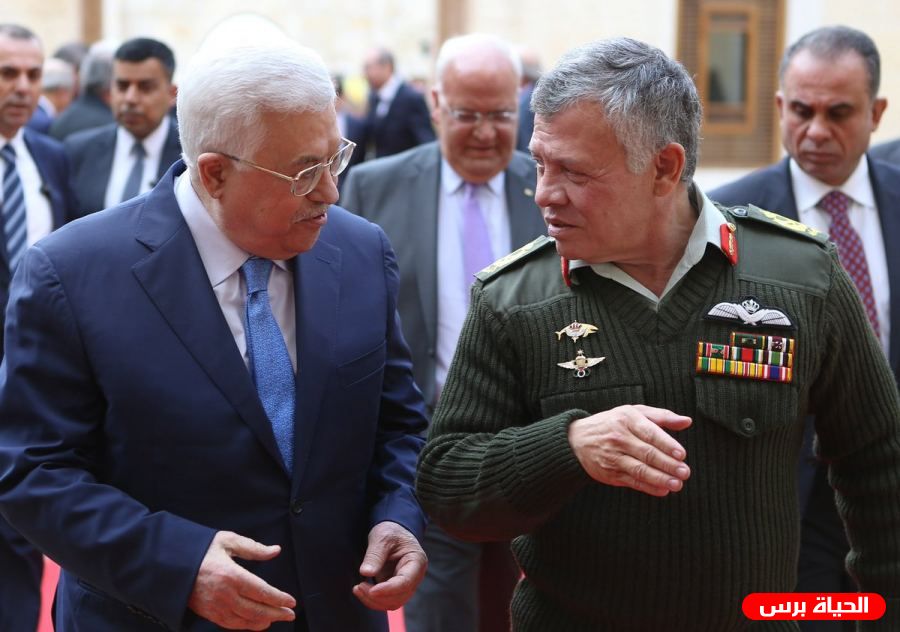 الرئيس عباس يهنئ العاهل الأردني بعيد الجلوس الملكي العشرين