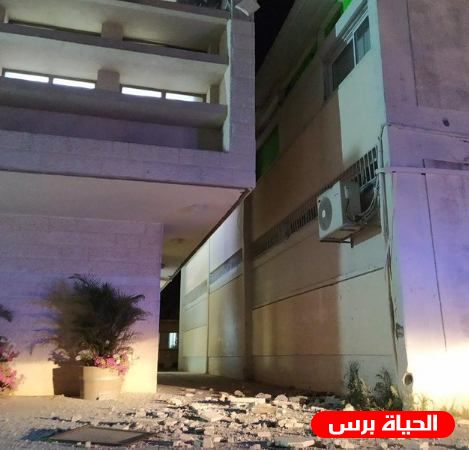صاروخ من غزة يحدث اضرار في سديروت